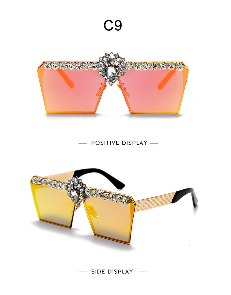 Ultra Glam Jeweled Sunglasses