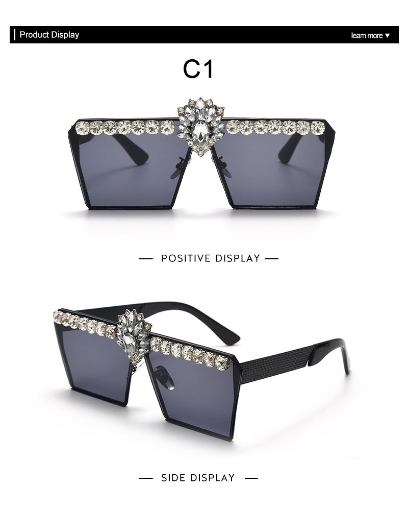 Ultra Glam Jeweled Sunglasses