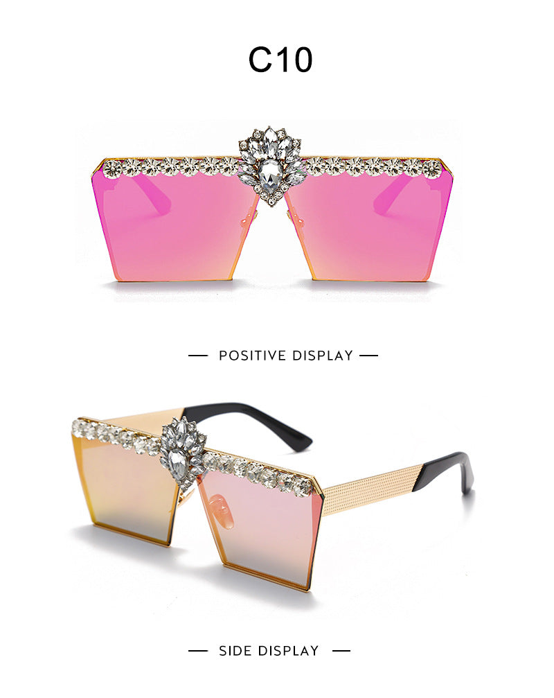 Ultra Glam Jeweled Sunglasses