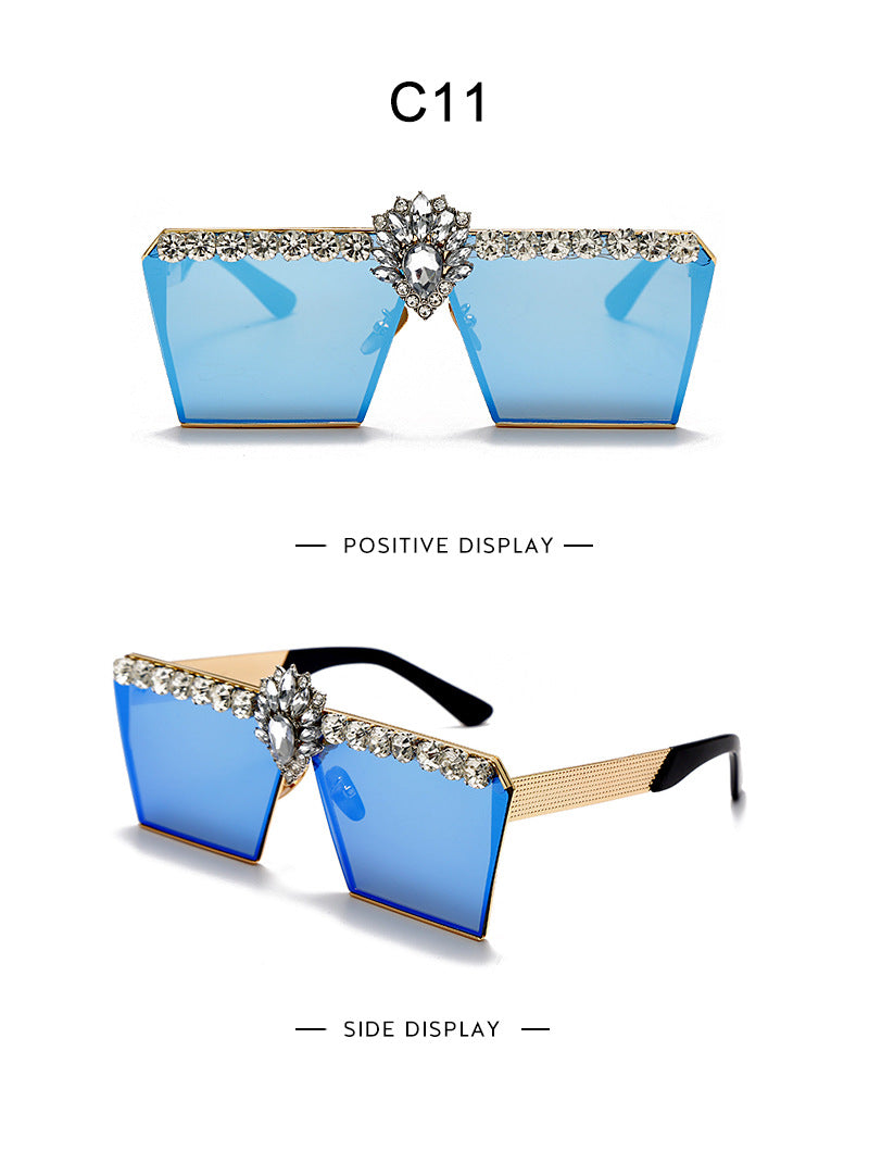 Ultra Glam Jeweled Sunglasses