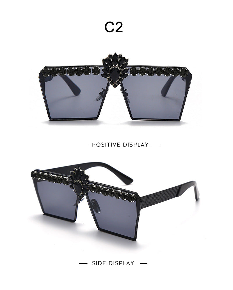 Ultra Glam Jeweled Sunglasses