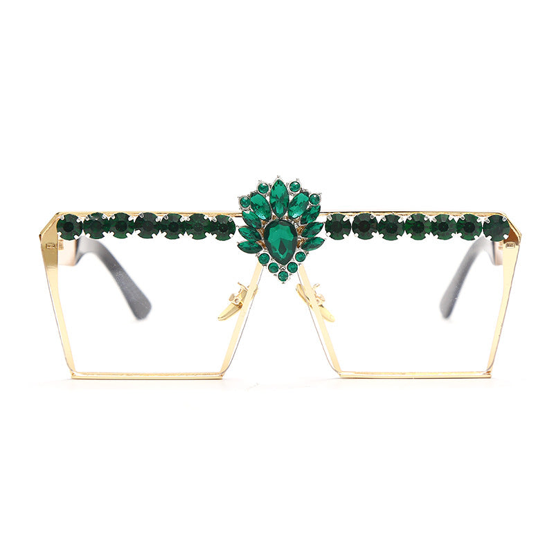 Ultra Glam Jeweled Sunglasses