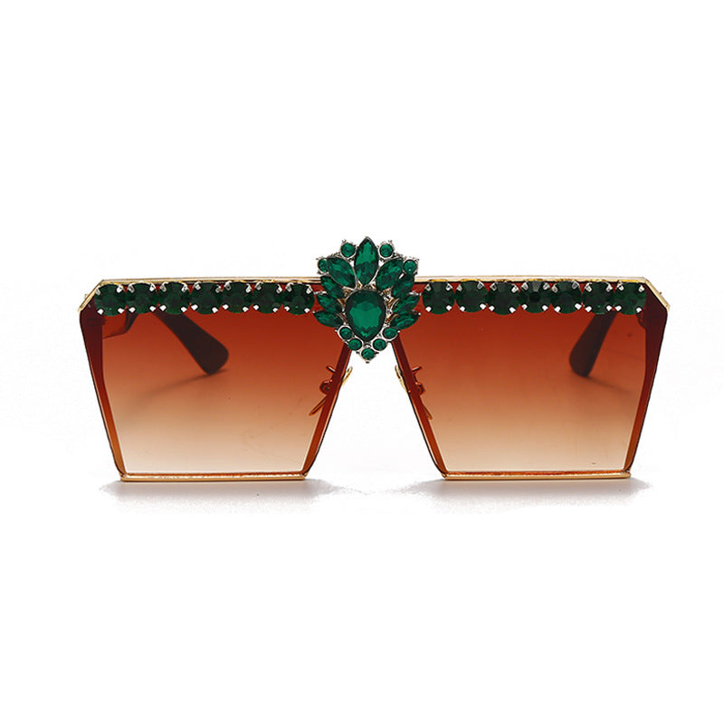 Ultra Glam Jeweled Sunglasses