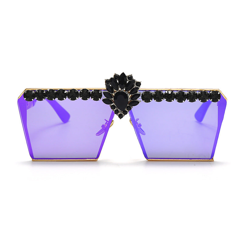 Ultra Glam Jeweled Sunglasses