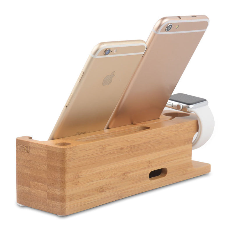 Bamboo Charging Station (Device Holder)