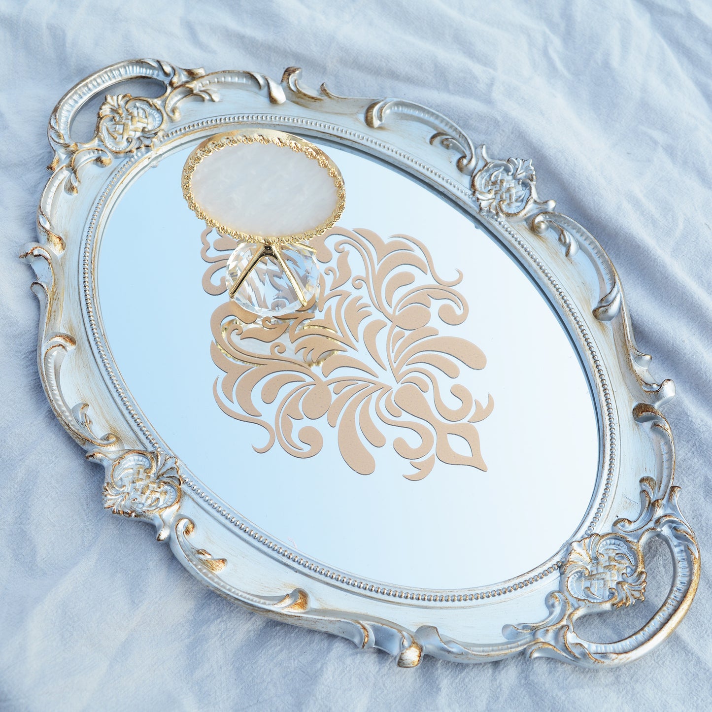 Beautiful Retro Styled Mirror Tray!