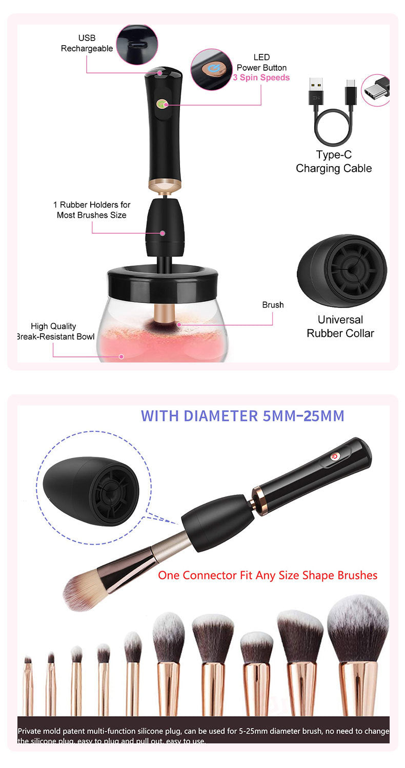 Electric Makeup Brush Cleaning Machine