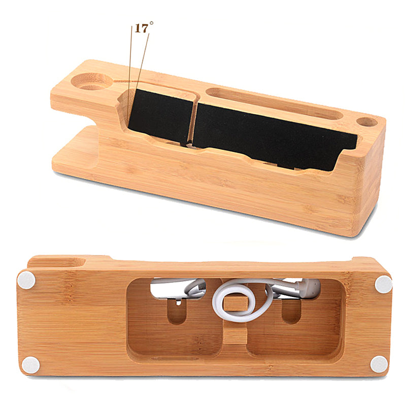 Bamboo Charging Station (Device Holder)