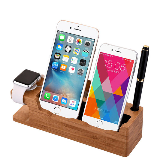 Bamboo Charging Station (Device Holder)