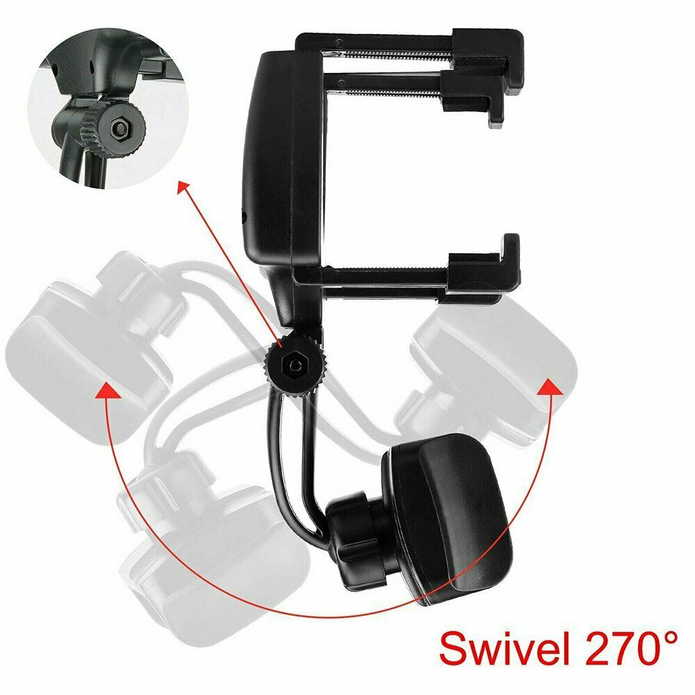 Universal Car Rear View Mirror Mount (360 Rotation!)