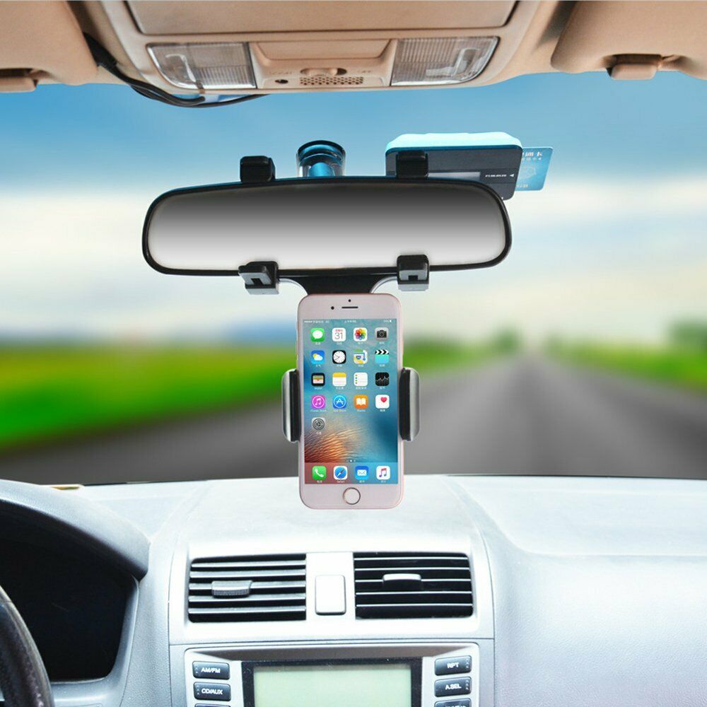 Universal Car Rear View Mirror Mount (360 Rotation!)