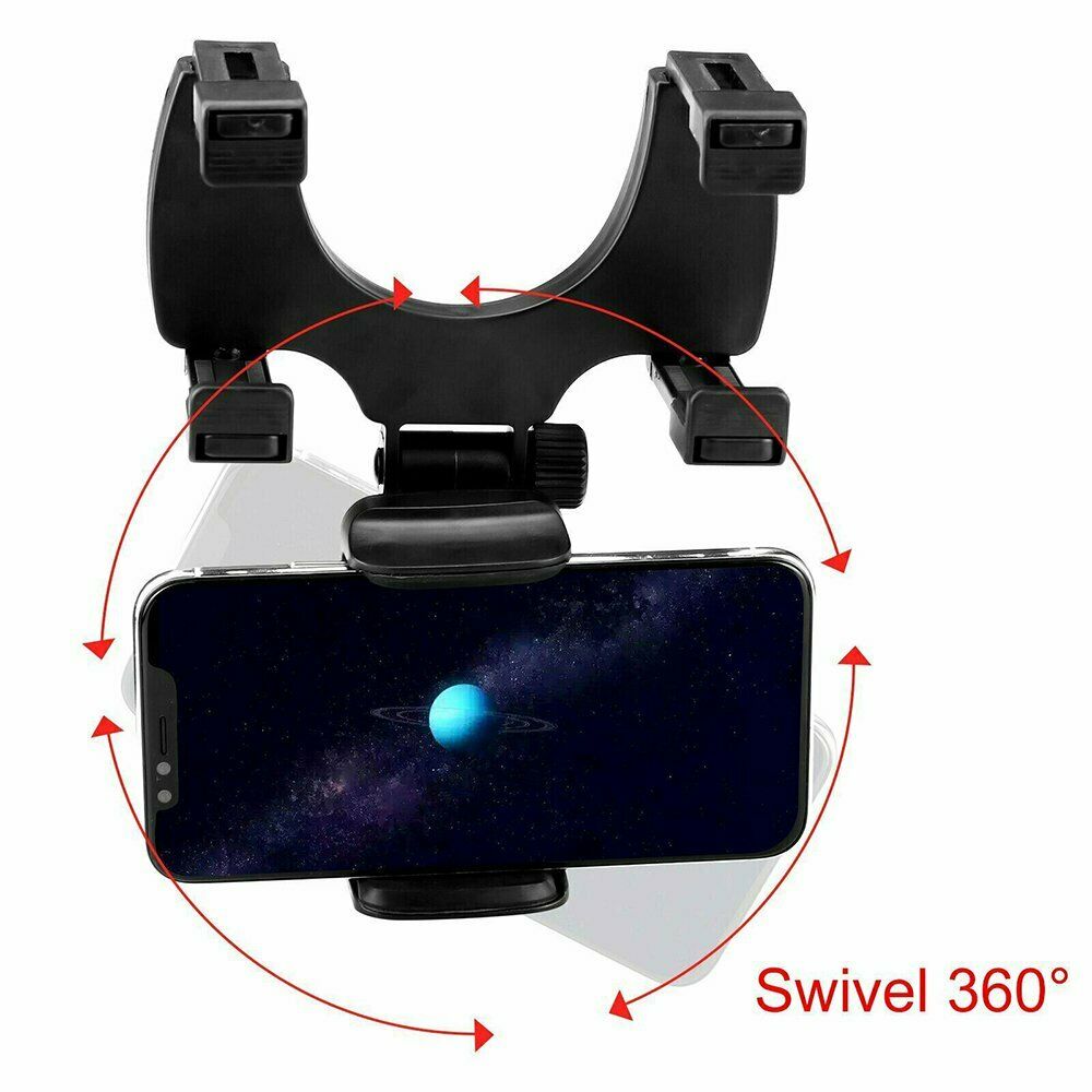 Universal Car Rear View Mirror Mount (360 Rotation!)