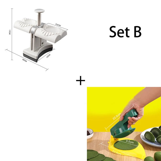 Double Head Dough Stuffing Press Machine