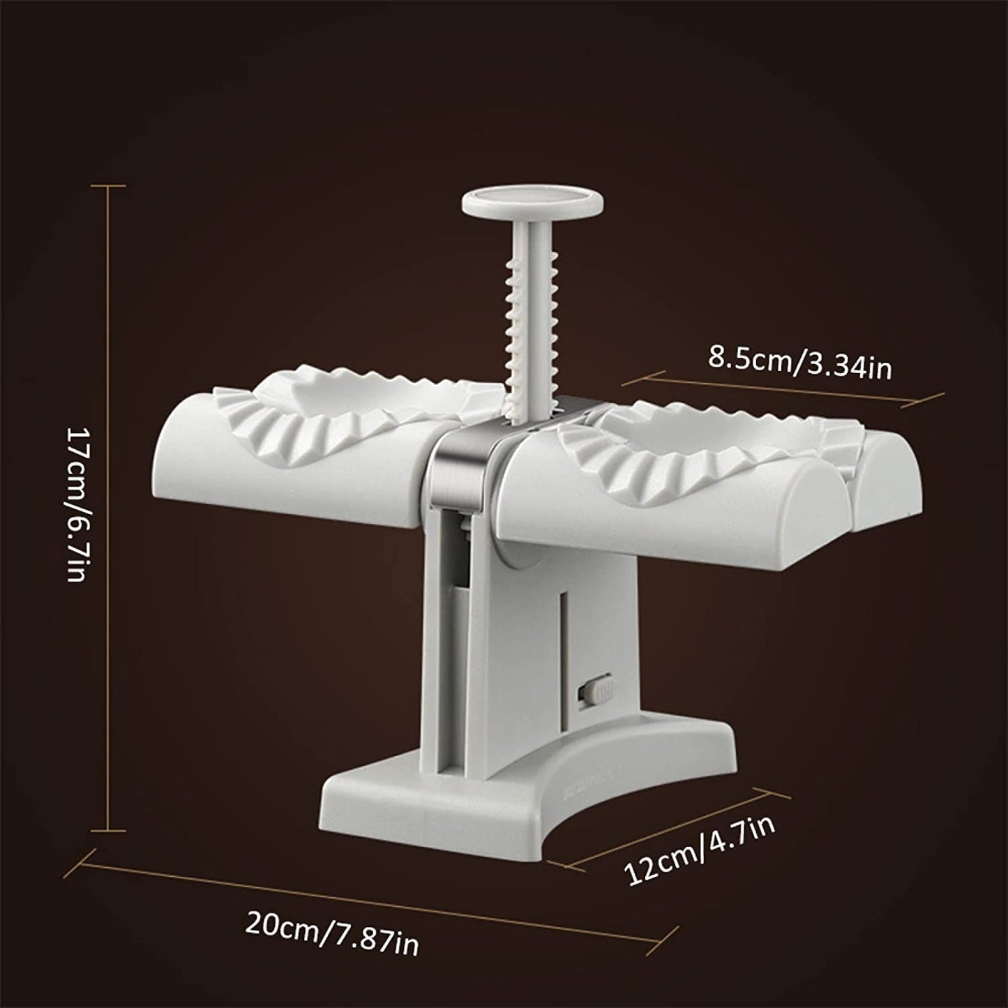 Double Head Dough Stuffing Press Machine